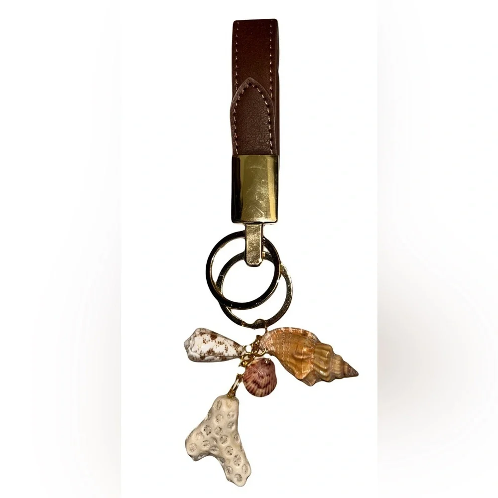 Venice Beach Leather Shell Keychain 🦄🦄🦄​